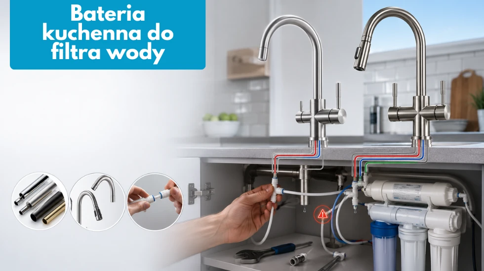 Bateria trójdrożna do filtra wody - jak wybrać i zamontować?