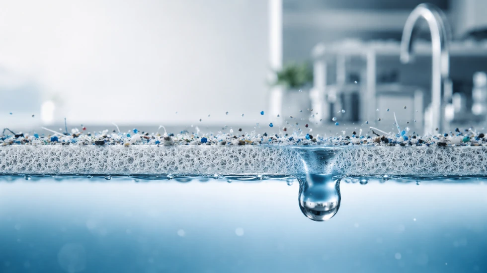Mikroplastik w wodzie z kranu - czy filtr odwróconej osmozy naprawdę go usuwa?