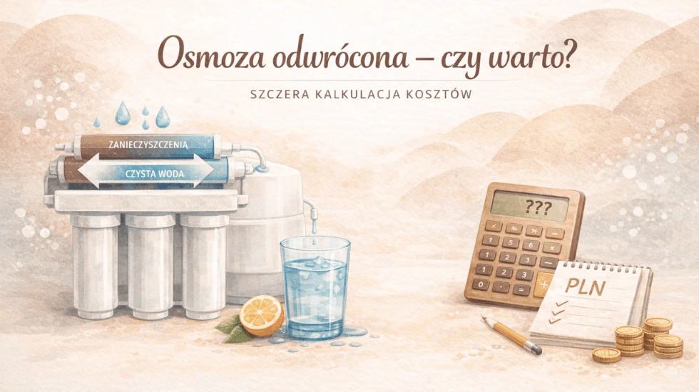 Odwrócona osmoza - czy warto? Szczera kalkulacja kosztów