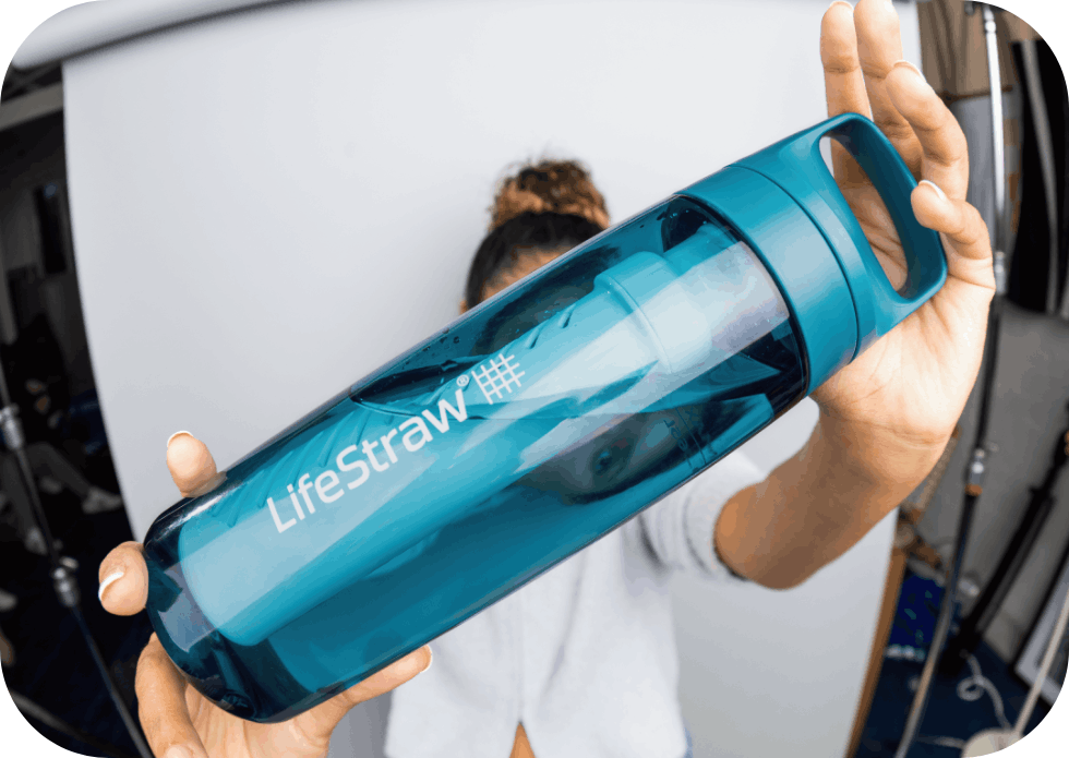 Butelka z&nbsp;filtrem turystyczna LifeStraw Go 2.0 o&nbsp;pojemności 650ml 