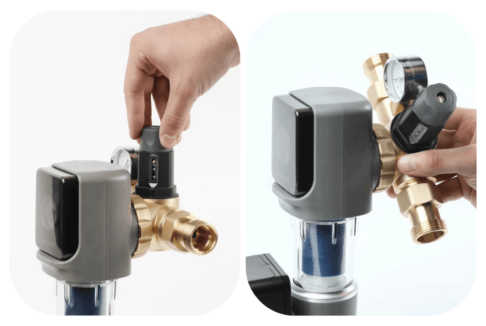 Filtr sedymentacyjny z dyskiem Ecosoft AR1 do wody z żelazem i mętnością