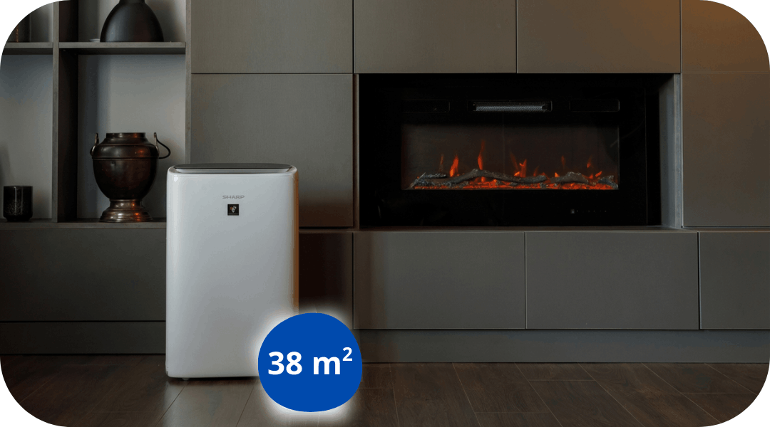 Oczyszczacz powietrza Sharp do pomieszczeń 38 m2 z&nbsp;jonizatorem dla alergików