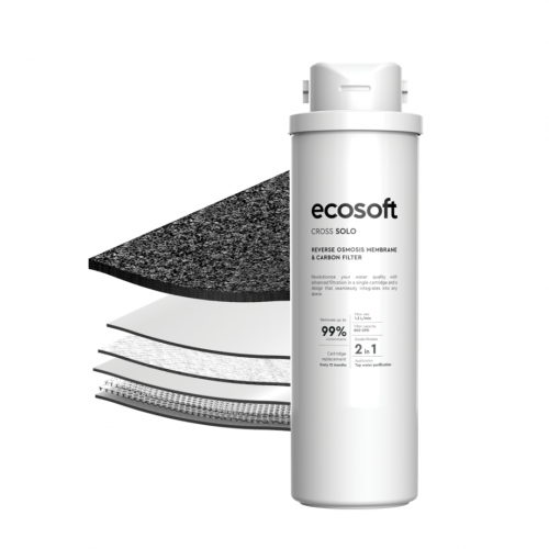 Kompaktowy filtr odwróconej osmozy Ecosoft CROSS Solo bez zbiornika - 6