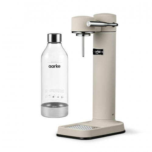 Saturator wody gazowanej Aarke Carbonator 3 Piaskowy + butelka