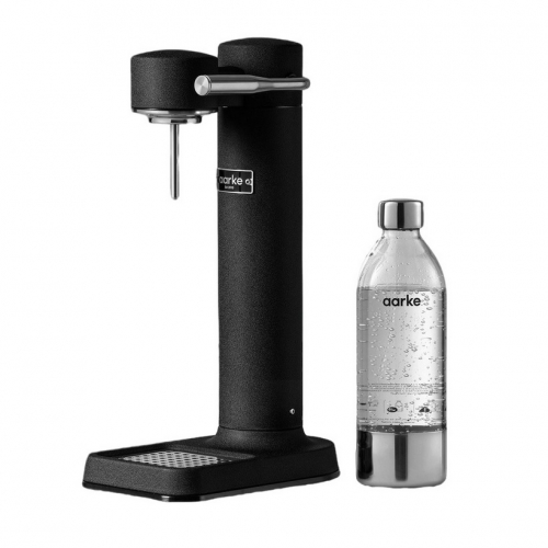 Saturator wody gazowanej Aarke Carbonator 3 Czarny Mat + butelka