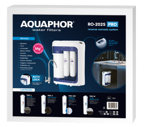 Filtr do wody z odwróconą osmozą Aquaphor RO-202S PRO z mineralizatorem - 8