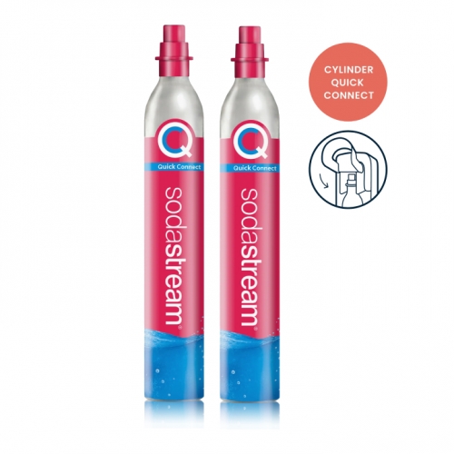 Saturator wody gazowanej Sodastream Terra, 2 naboje CO2, 2 butelki Fuse - 7