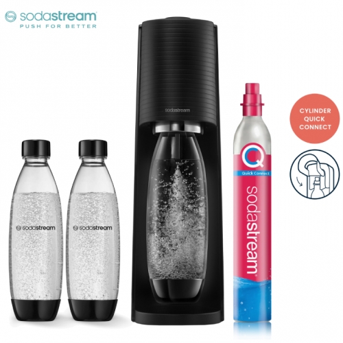 Saturator wody gazowanej Sodastream Terra + nabój CO2 + 2 butelki Fuse