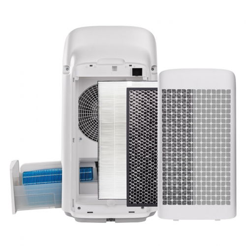 Oczyszczacz powietrza Sharp UA-KCP100E-W [biały] z nawilżaczem, jonizacją i WiFi - 7