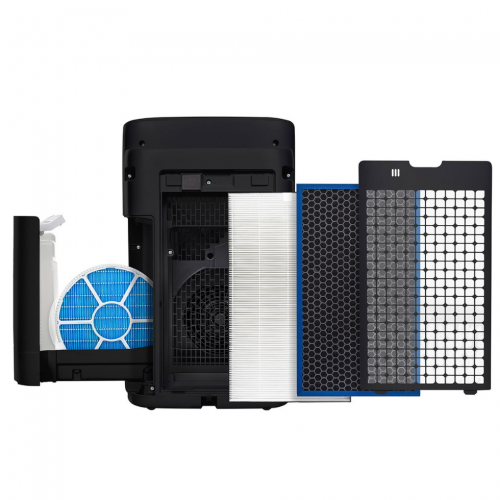 Oczyszczacz powietrza SHARP UA-KIN52E-H [ciemny grafit] z jonizatorem i nawilżaczem - 8