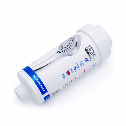 Biały filtr prysznicowy FITaqua zmiękczający wodę - 2