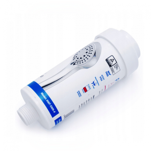 Biały filtr prysznicowy FITaqua zmiękczający wodę - 4