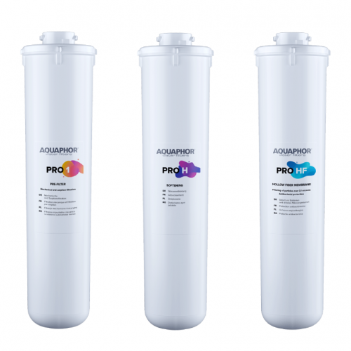 Zestaw 3 wkładów filtrujących do filtra Aquaphor ECO H Pro