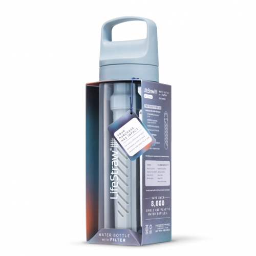 Butelka filtrująca wodę LifeStraw Go 2.0 [ Icelandic Blue ] 650ml - 2