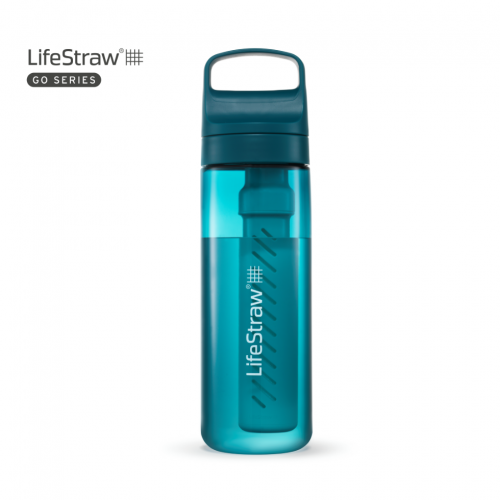Butelka turystyczna z filtrem LifeStraw Go 2.0 [ Laguna Teal ] 650 ml - 2