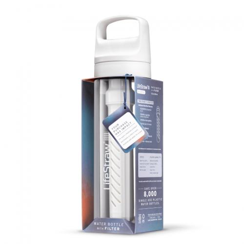 LifeStraw Go 2.0 Butelka filtrująca turystyczna [ Clear ] 650ml Przezroczysta/Biała - 2