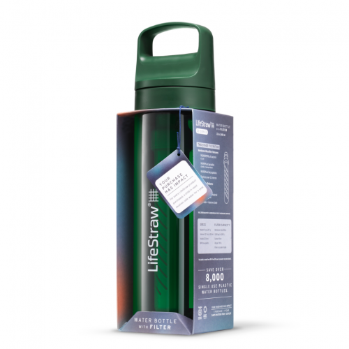 LifeStraw Go 2.0 Butelka z filtrem membranowym [ Terrace Green ] 650ml Zielona - 2