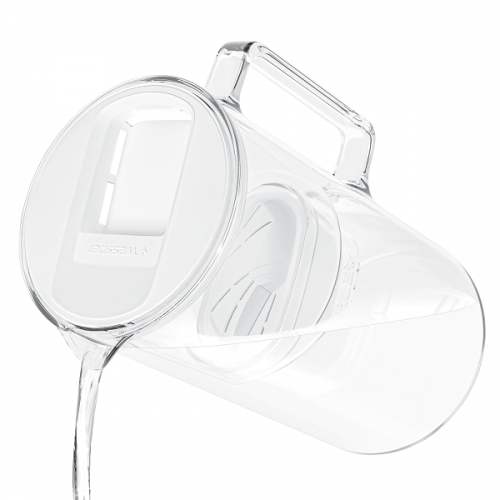 Szklany dzbanek filtrujący WESSPER D2 BOROSILICATE 3L BIAŁY z filtrem Aquamax - 2