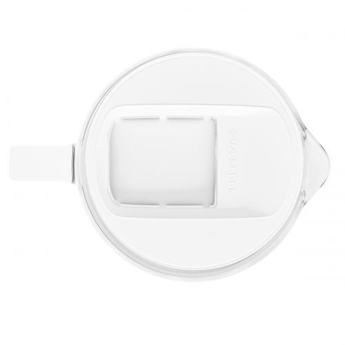 Szklany dzbanek filtrujący WESSPER D2 BOROSILICATE 3L BIAŁY z filtrem Aquamax - 5