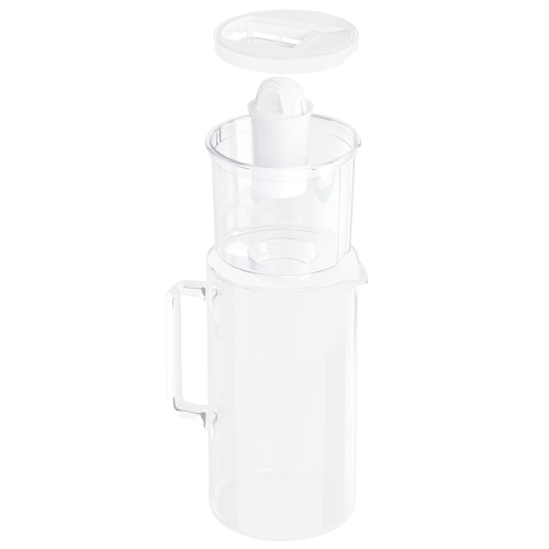 Dzbanek filtrujący szklany WESSPER D2 BOROSILICATE 3L BIAŁY z filtrem Aquaclassic - 6