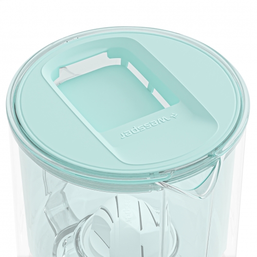 Dzbanek filtrujący szklany WESSPER D2 BOROSILICATE 3L MIĘTOWY z filtrem Aquaclassic - 4