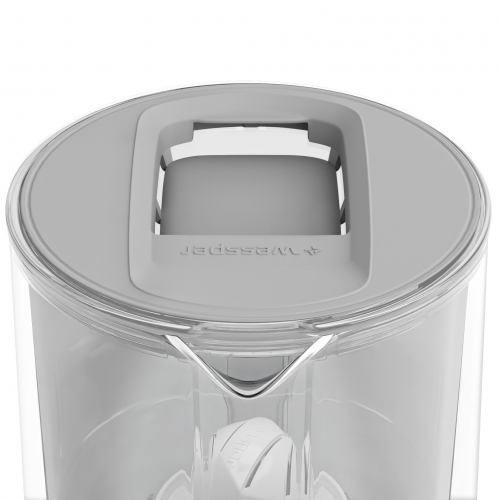 Dzbanek filtrujący szklany WESSPER D2 BOROSILICATE 3L SZARY z filtrem Aquaclassic - 4