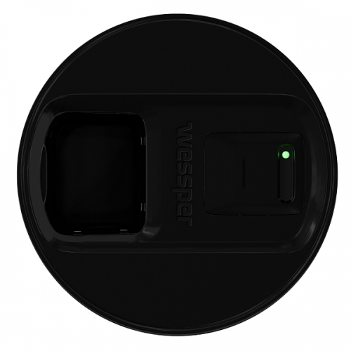 Szklany dzbanek WESSPER D2 BOROSILICATE futureflowTM 3L CZARNY z licznikiem i filtrem Aquaclassic - 3