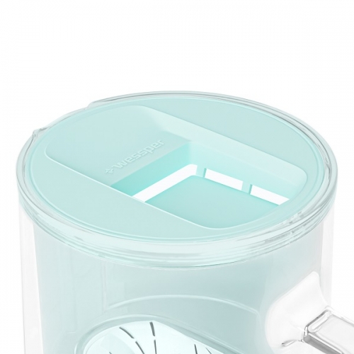 Szklany dzbanek filtrujący WESSPER D2 BOROSILICATE 3L MIĘTOWY z filtrem Aquamax - 4