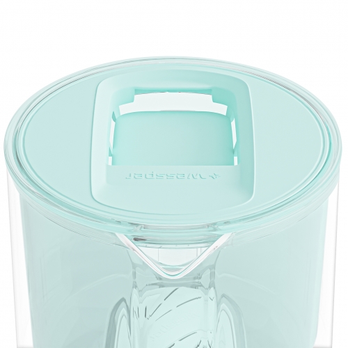 Szklany dzbanek filtrujący WESSPER D2 BOROSILICATE 3L MIĘTOWY z filtrem Aquamax - 8