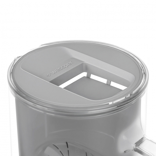 Szklany dzbanek filtrujący WESSPER D2 BOROSILICATE 3L SZARY z filtrem Aquamax - 5