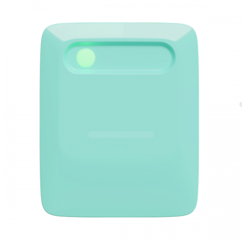 Szklany dzbanek WESSPER D2 BOROSILICATE futureflowTM 3L MIĘTOWY z licznikiem i filtrem Aquaclassic - 4