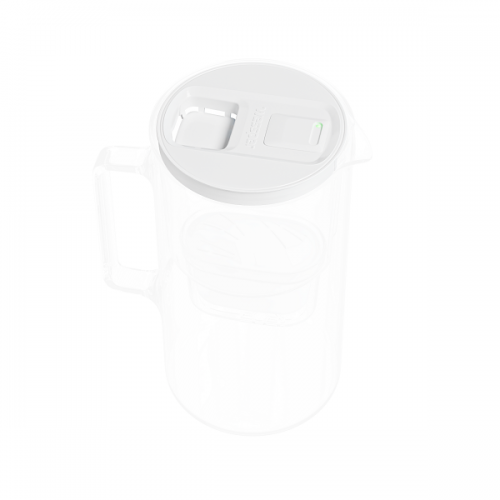 Szklany dzbanek WESSPER D2 BOROSILICATE futureflowTM 3L BIAŁY z licznikiem i filtrem Aquamax - 6