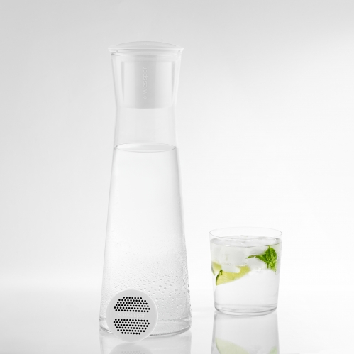 Szklana karafka filtrująca Wessper K1 BOROSILICATE Actitex - Biała