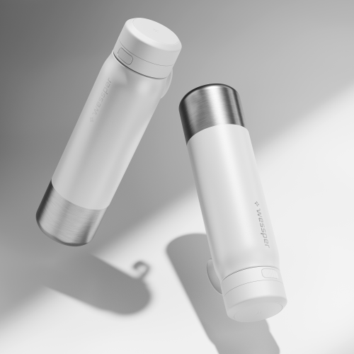 Stalowa butelka z filtrem Wessper B2 STAINLESS STEEL Actitex 1L - BIAŁA - 5