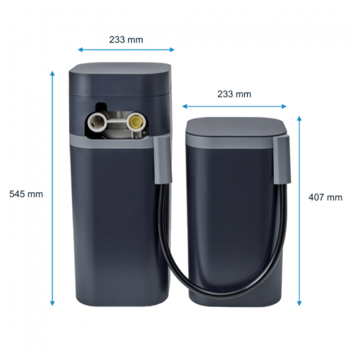 Zmiękczacz wody EcoWater eVOLUTION Duo+ z WiFi dla 1-3 osób - 4
