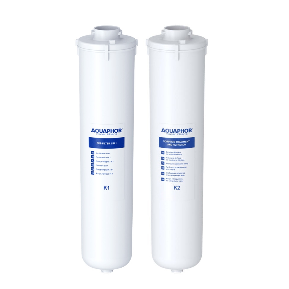 Zestaw wkładów Aquaphor K1 K2